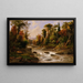 På Saint-Anne, Östra Kanada, 1863 - Robert S. Duncanson — inramlat konstverk på väggen