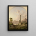 Pompéi - Robert S. Duncanson — inramlat konstverk på väggen