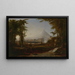 Le Jardin d'Éden - Robert S. Duncanson — inramlat konstverk på väggen