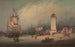 Le Phare Bas de North Shields - Robert Salmon — vy av konstverket