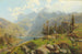 Le lac Murgsee en Suisse Glaris - Robert Schultze — vy av konstverket