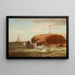 Rocher Seconnet, New Bedford, Massachusetts - Robert Swain Gifford — inramlat konstverk på väggen