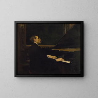 Vilhelm Stenhammar 1871-1927 - Robert Thegerström — inramlat konstverk på väggen