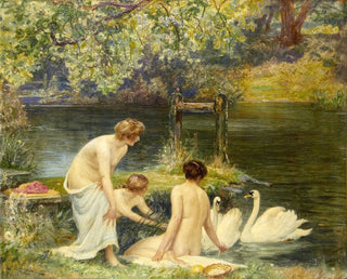 En sommarmorgon - Robert Walker Macbeth — vy av konstverket