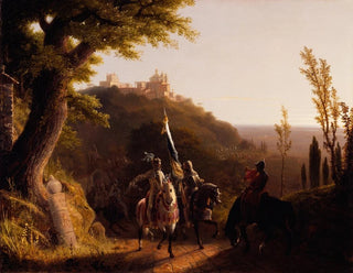 hertigen av Bourbon vid La Riccia under hans marsch mot Rom, den 3 maj 1527 - Robert Walter Weir — vy av konstverket