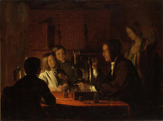 Le microscope - Robert Walter Weir — vy av konstverket