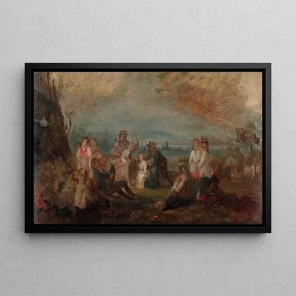 Robert Wilhelm Ekman - Harvest Party Sketch.webp