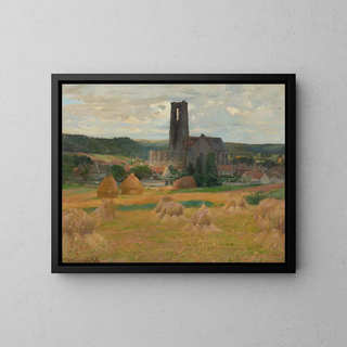 Robert William Vonnoh - Haystacks Lachant IledeFrance.webp