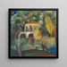 Rococo - August Macke — inramlat konstverk på väggen