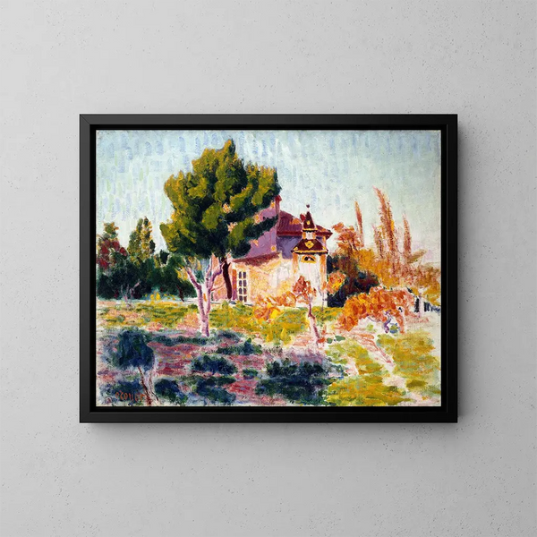 La Rose du ciel Cassis - Roderic O'Conor — inramlat konstverk på väggen