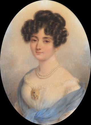 Rodolphe Bel - Lady in White and Blue.webp