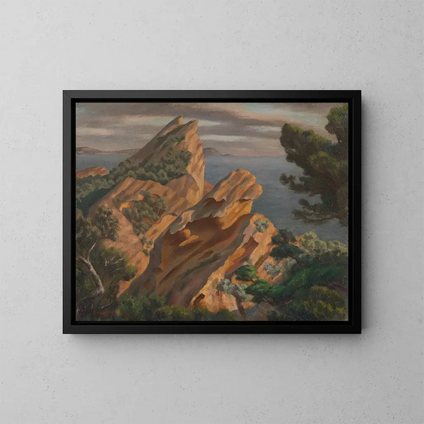 La Ciotat - Roger Fry — inramlat konstverk på väggen
