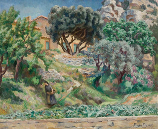 Landskap från Provence i Saint-Rémy - Roger Fry — vy av konstverket