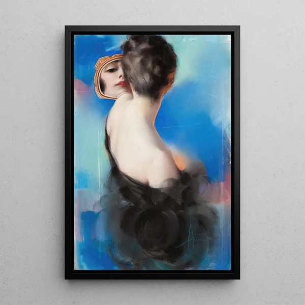 Illustration de couverture för American Sunday - Rolf Armstrong — inramlat konstverk på väggen