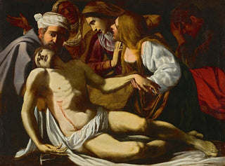 La Lamentation - Ecole de Rome — vy av konstverket