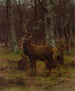 hjort och hindar i höstskogen - Rosa Bonheur — vy av konstverket