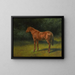 L'Automne rouge - Rosa Bonheur — inramlat konstverk på väggen