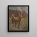 Les monarques de la forêt - Rosa Bonheur — inramlat konstverk på väggen