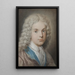 Le samlare av konst och konstnär Antonio Maria Zanetti den äldre - Rosalba Carriera — inramlat konstverk på väggen