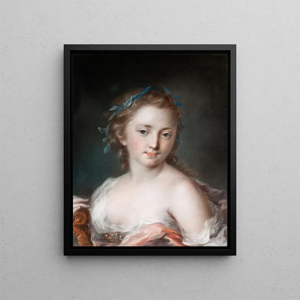 Rosalba Carriera - Young Woman with a Wreath of Laurels.webp