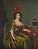 Portrait d'une dame - Rose-Adélaïde Ducreux — vy av konstverket