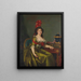 Portrait d'une dame - Rose-Adélaïde Ducreux — inramlat konstverk på väggen