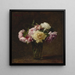 Rosor - Henri Fantin-Latour — inramlat konstverk på väggen