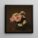 Reproduktion av målningen Rosor i en kristallvas - Henri Fantin-Latour