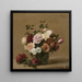 Reproduktion av målningen Rosor i en glasglob - Henri Fantin-Latour