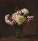 Reproduktion av målningen Rosor i en glasglob - Henri Fantin-Latour