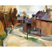 Reproduktion av målningen Route De Laon - Robert Delaunay