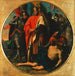 Rudolf I av Habsburg på Ottokars kropp i Drnkrut 1278 - Karl von Blaas — visat i en interiör