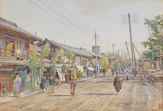 Rudolf Bernt - A Street In Tokyo.webp