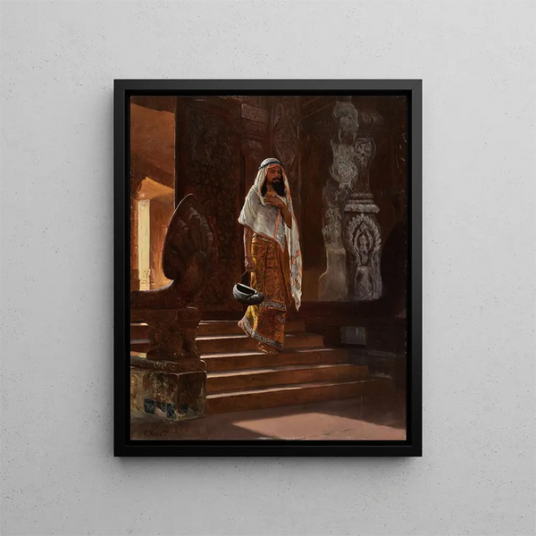 En dervisch - Rudolf Ernst — inramlat konstverk på väggen