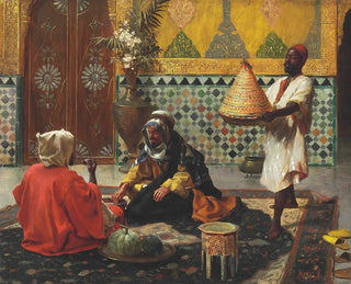 Rudolf Ernst - An Afternoon Discussion.webp