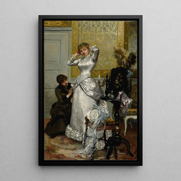Habillage de la mariée - Rudolf Ernst — inramlat konstverk på väggen
