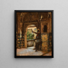 Garder l'Alhambra - Rudolf Ernst — inramlat konstverk på väggen
