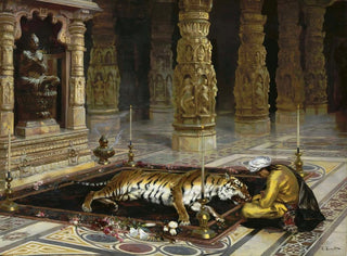Heder till tigern - Rudolf Ernst — vy av konstverket
