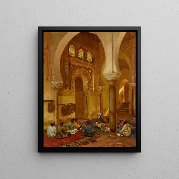 i Madrasa - Rudolf Ernst — inramlat konstverk på väggen