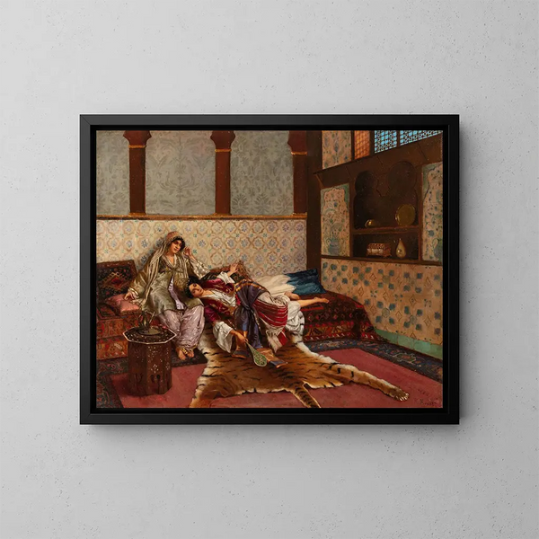 Douce Berceuse - Rudolf Ernst — inramlat konstverk på väggen