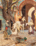 Le maréchal-ferrant - Rudolf Ernst — vy av konstverket