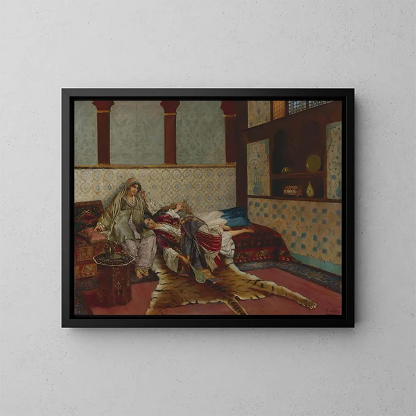 La mélodie oubliée - Rudolf Ernst — inramlat konstverk på väggen