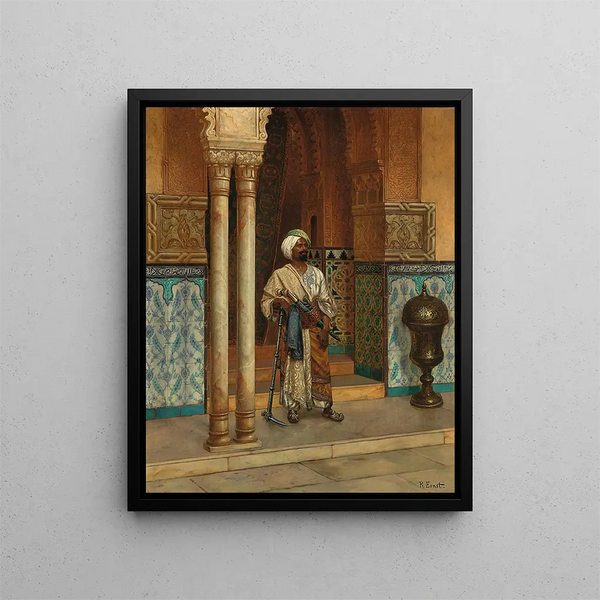 La garde du palais - Rudolf Ernst — inramlat konstverk på väggen