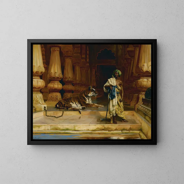 Les gardes du palais - Rudolf Ernst — inramlat konstverk på väggen
