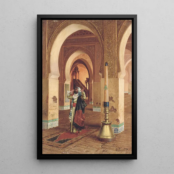 La Prière - Rudolf Ernst — inramlat konstverk på väggen