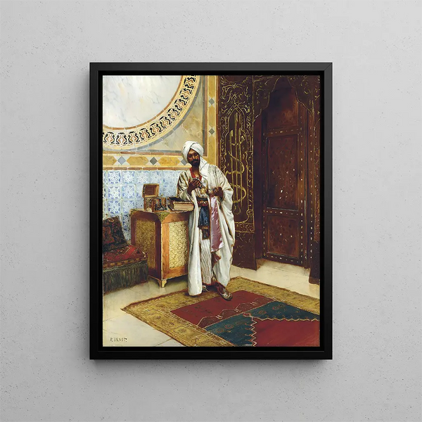 La boîte à bijoux - Rudolf Ernst — inramlat konstverk på väggen