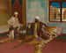 Le fumeur de narghilé - Rudolf Ernst — vy av konstverket