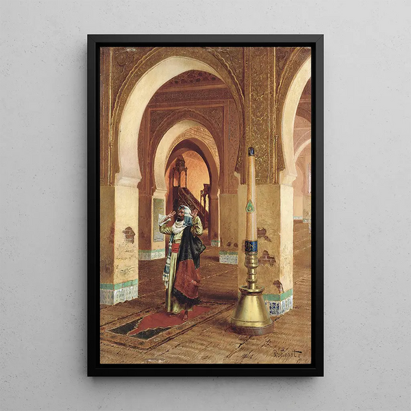 La Prière - Rudolf Ernst — inramlat konstverk på väggen