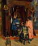 Fidèles dans un Sanctuaire Bouddhiste - Rudolf Ernst — vy av konstverket