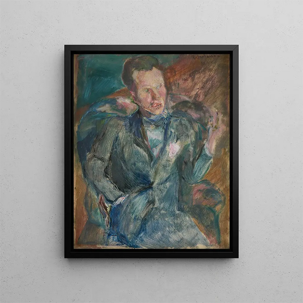 Ludwig Wolde - Rudolf Grossmann — inramlat konstverk på väggen